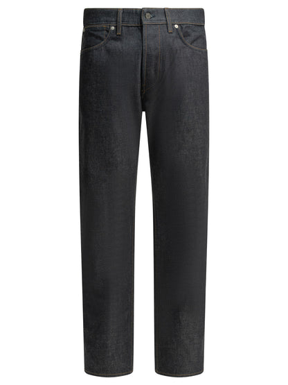 Stone Island "Denim-Raw" Straight-Leg Jeans - Blue