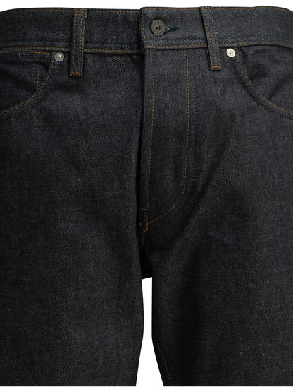 Stone Island "Denim-Raw" Straight-Leg Jeans - Blue