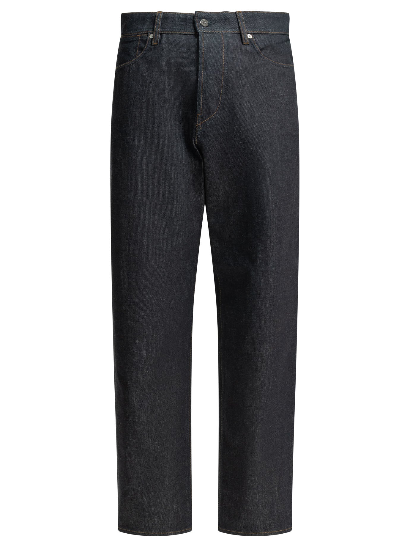 Stone Island "Denim-Raw" Straight-Leg Jeans - Blue
