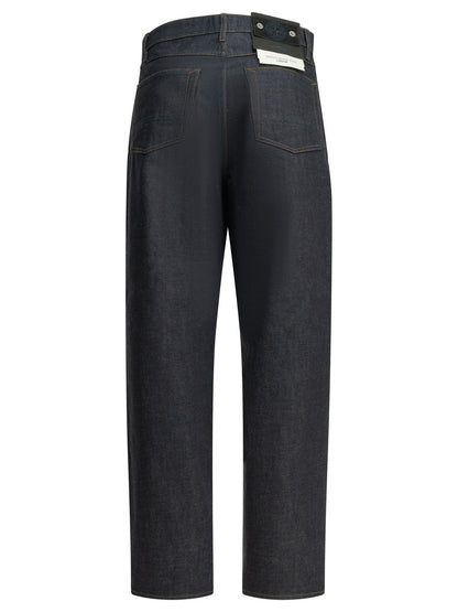 Stone Island "Denim-Raw" Straight-Leg Jeans - Blue