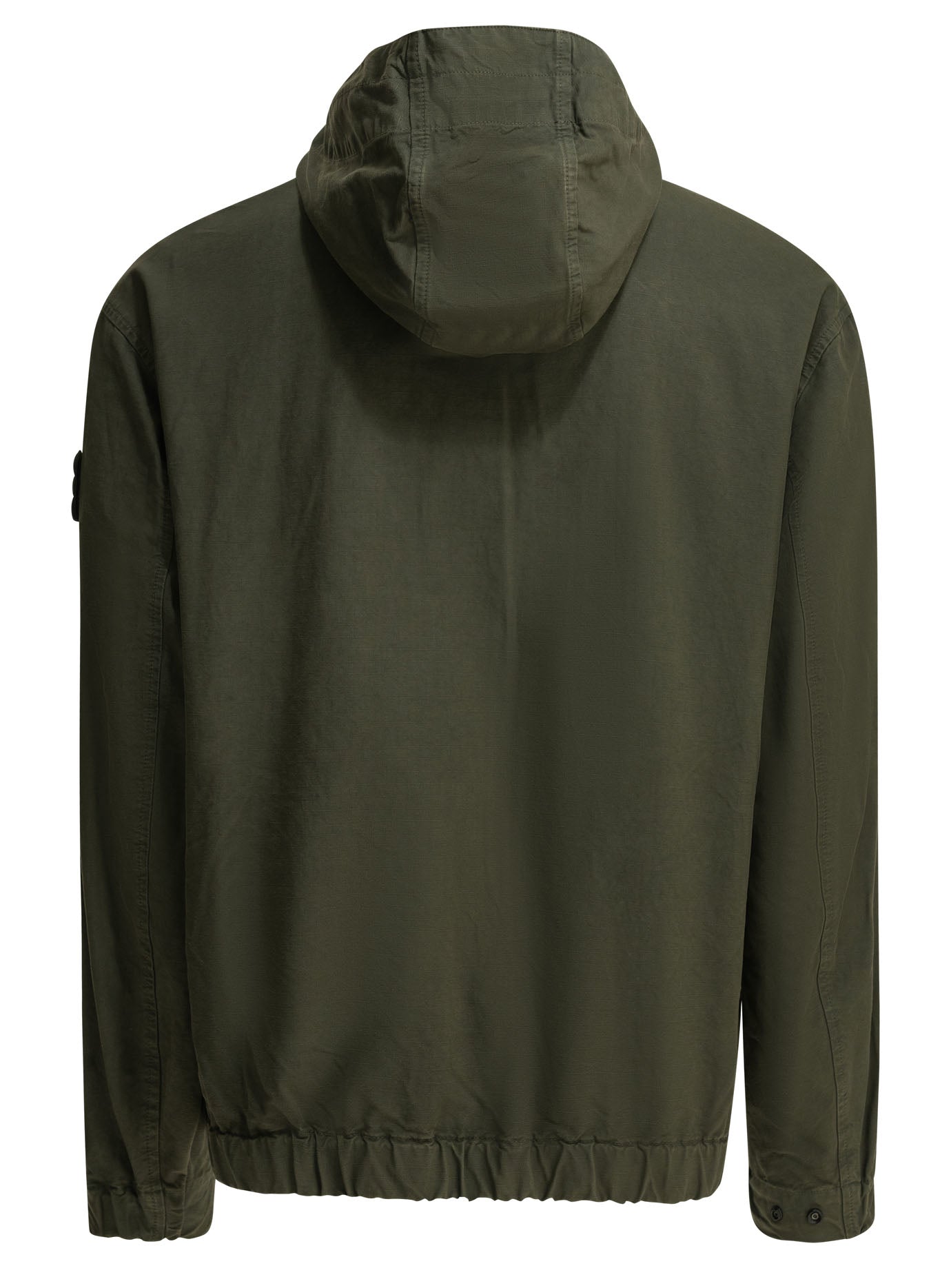 Stone Island "Cotton Ripstop" Overshirt Jacket - Green