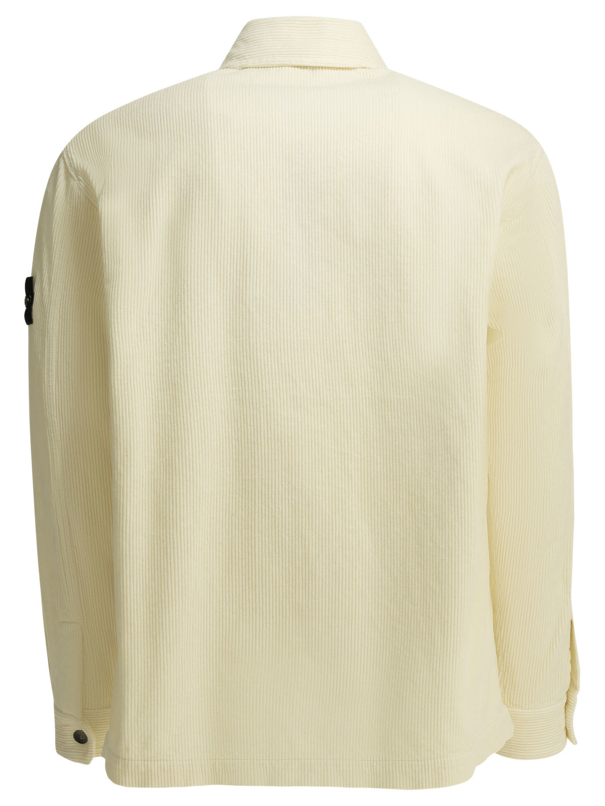 Stone Island "Corduroy 800" Overshirt Jacket - White