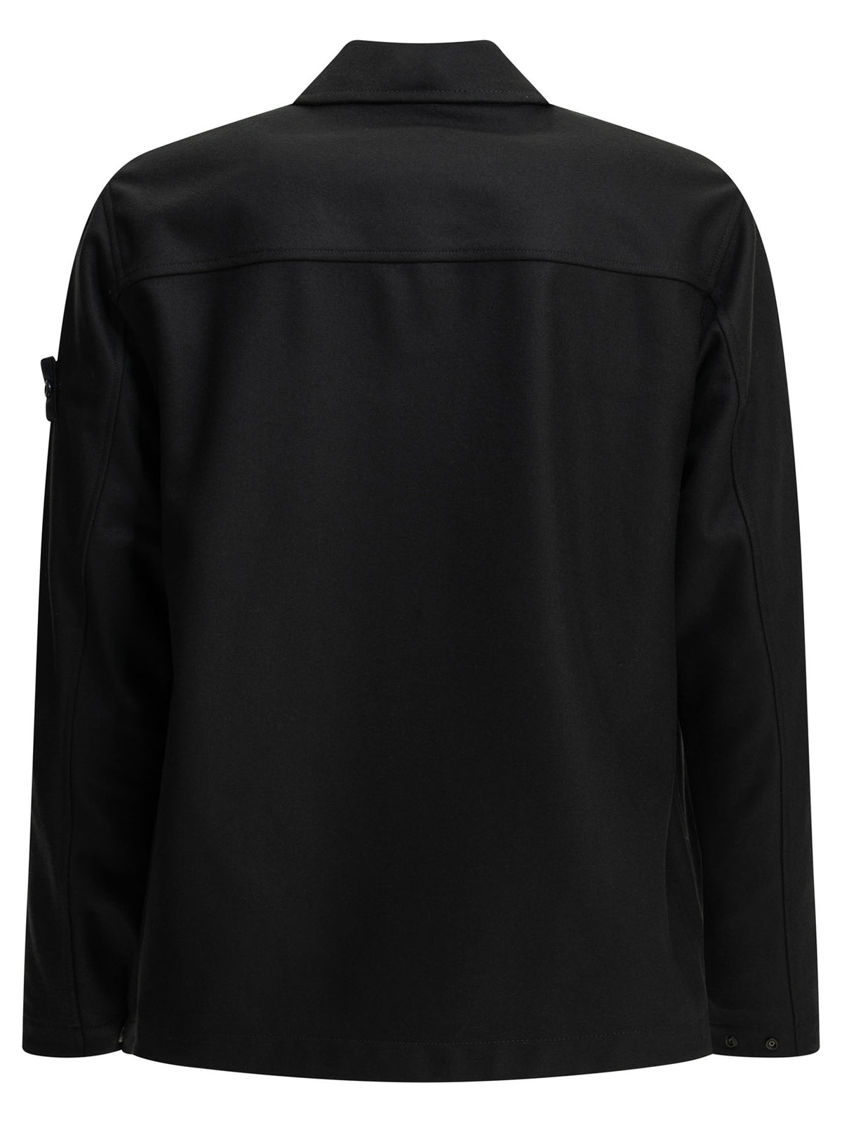 Stone Island Wool blend overshirt jacket - Blue