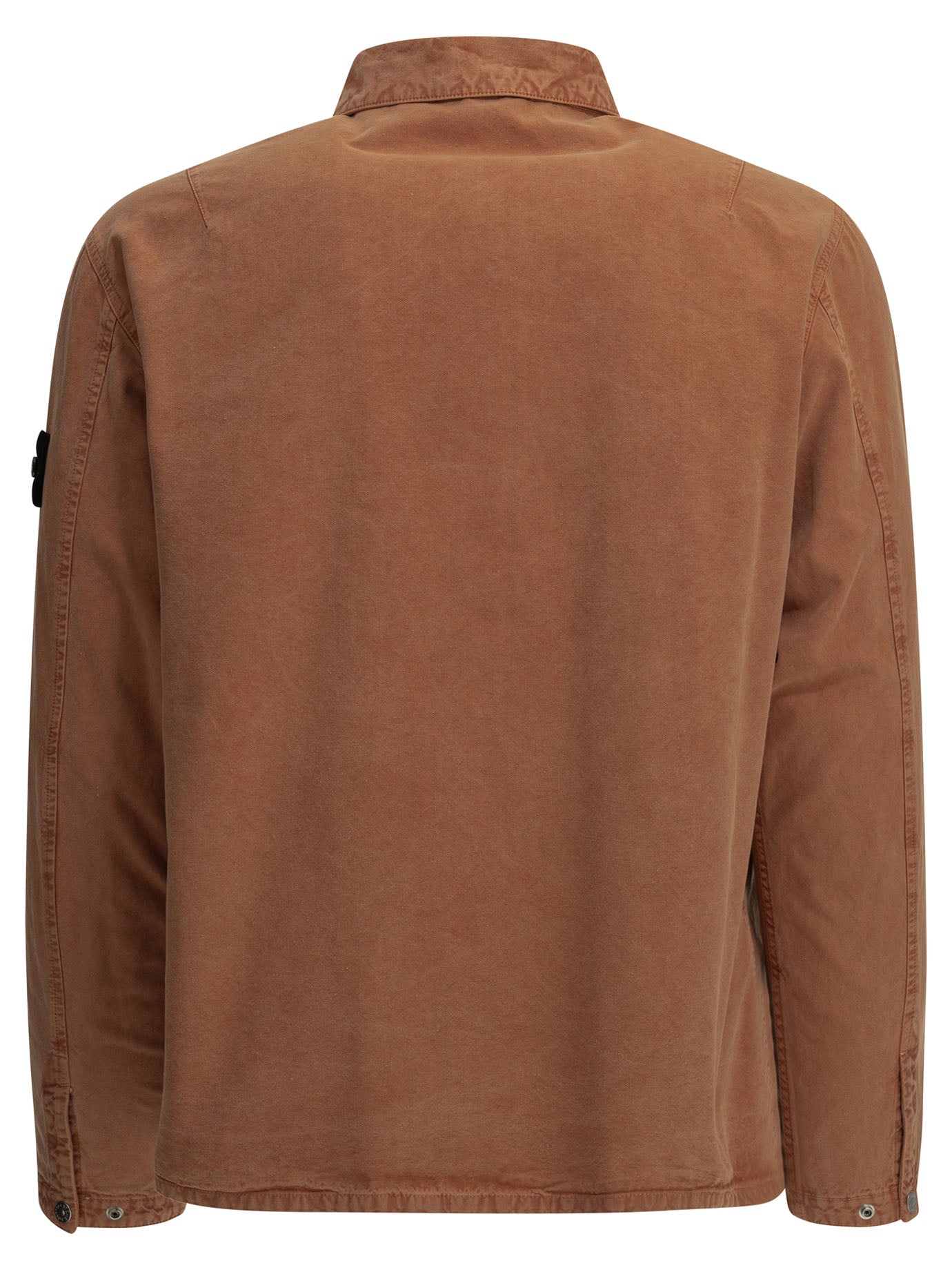 Stone Island "Panama" Overshirt Jacket - Orange
