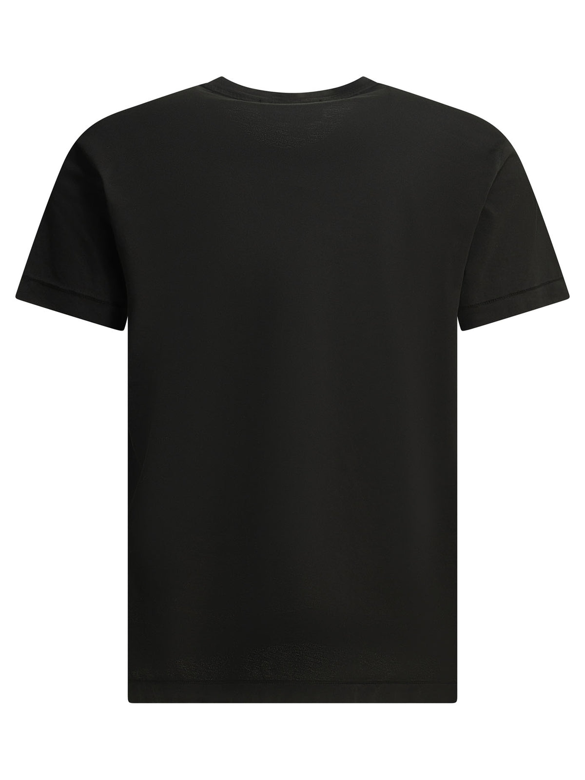 Stone Island Crewneck T-shirt with logo - Black