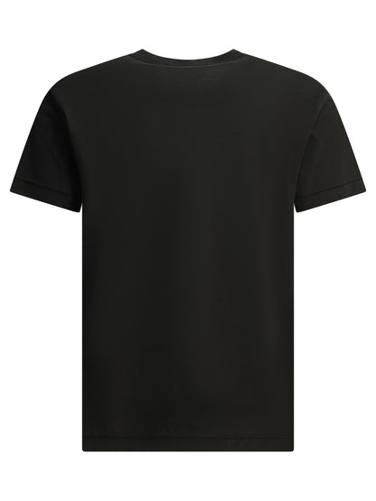 Stone Island Crewneck T-shirt with logo - Black