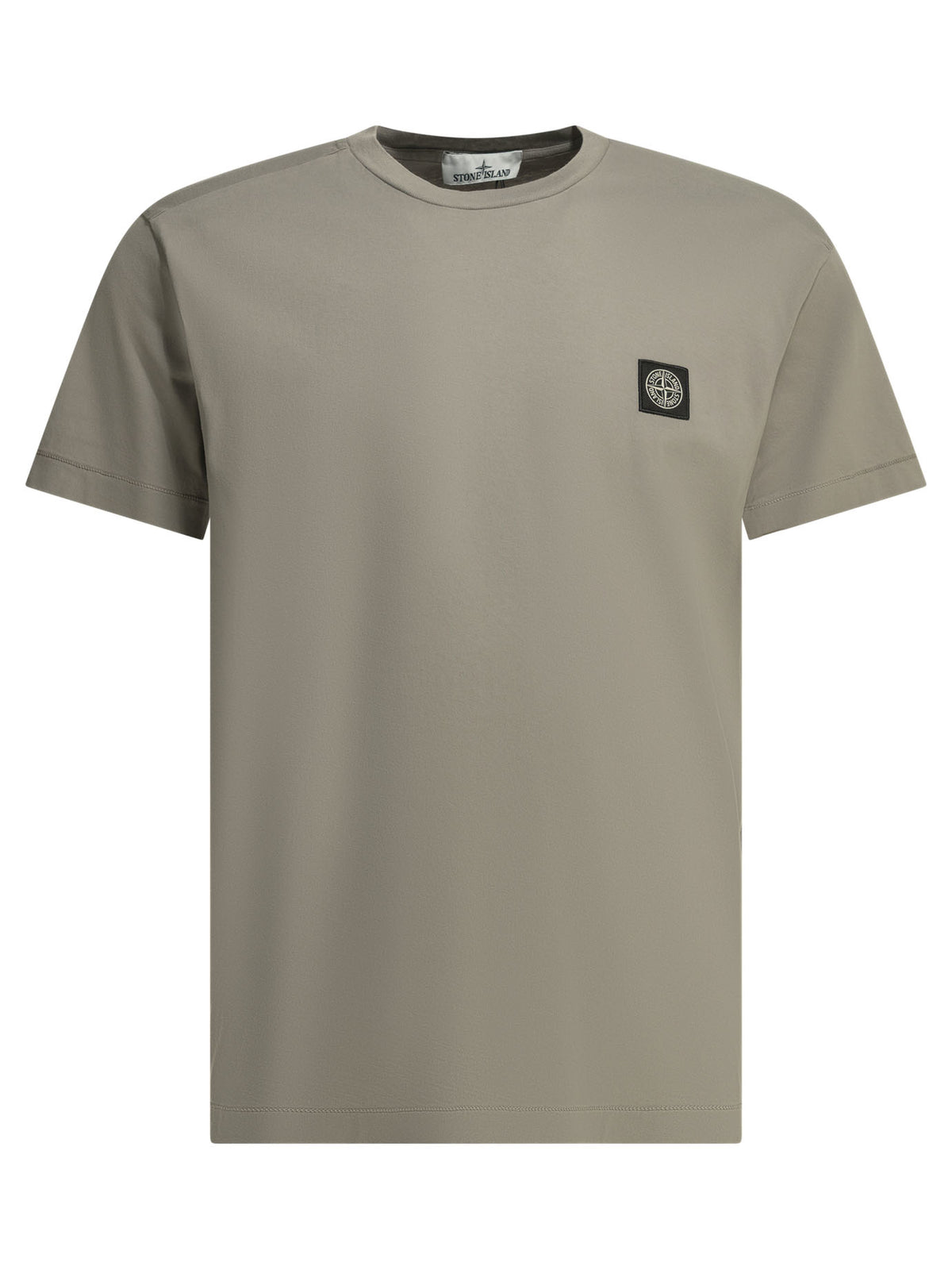 Stone Island Crewneck T-shirt with logo - Grey