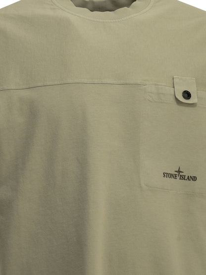 Stone Island Cool T-shirt with logo - Green