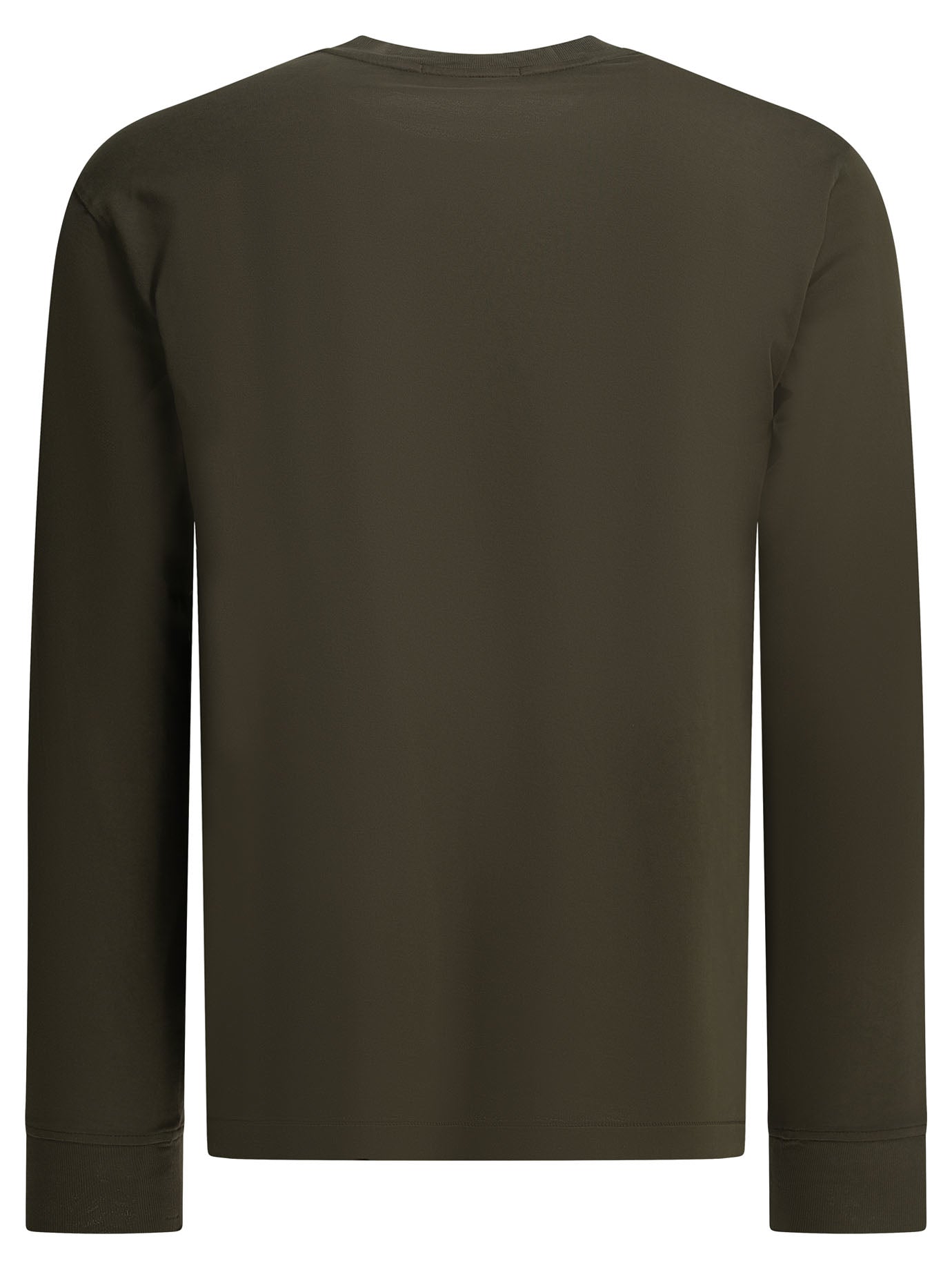 Stone Island Crewneck T-shirt with logo - Green