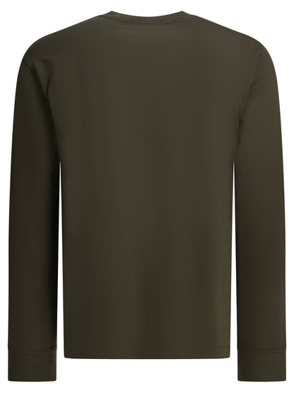 Stone Island Crewneck T-shirt with logo - Green