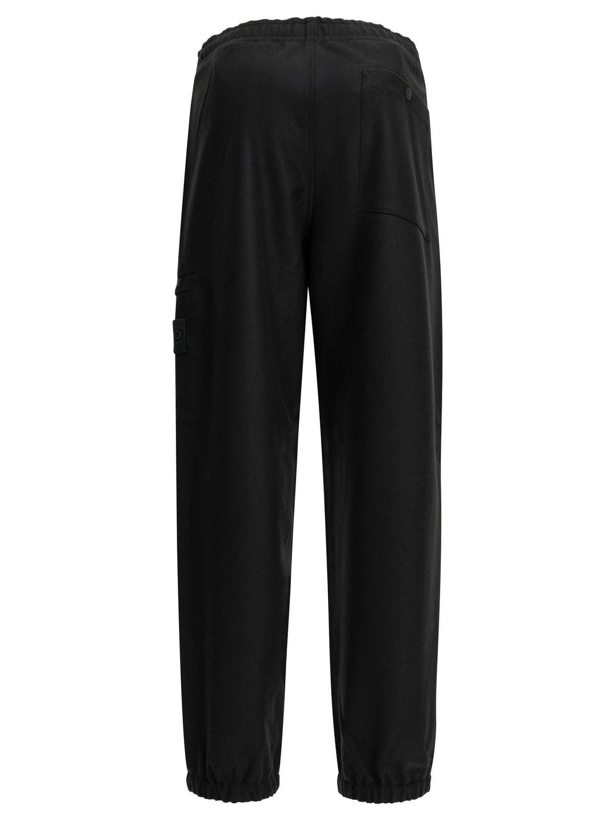 Stone Island Casual wool flannel pants - Blue
