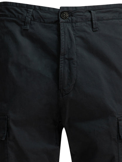 Stone Island "Stretch Organic Cotton Twill" Cargo pants - Blue