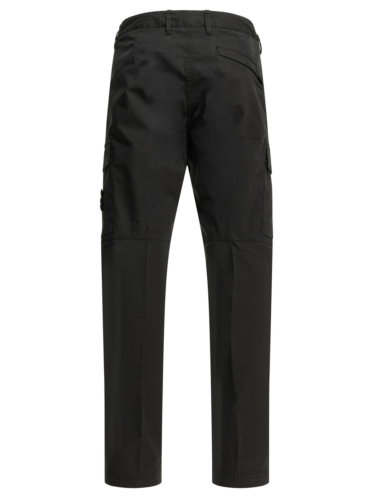 Stone Island "Stretch Organic Cotton Twill" Cargo pants - Black