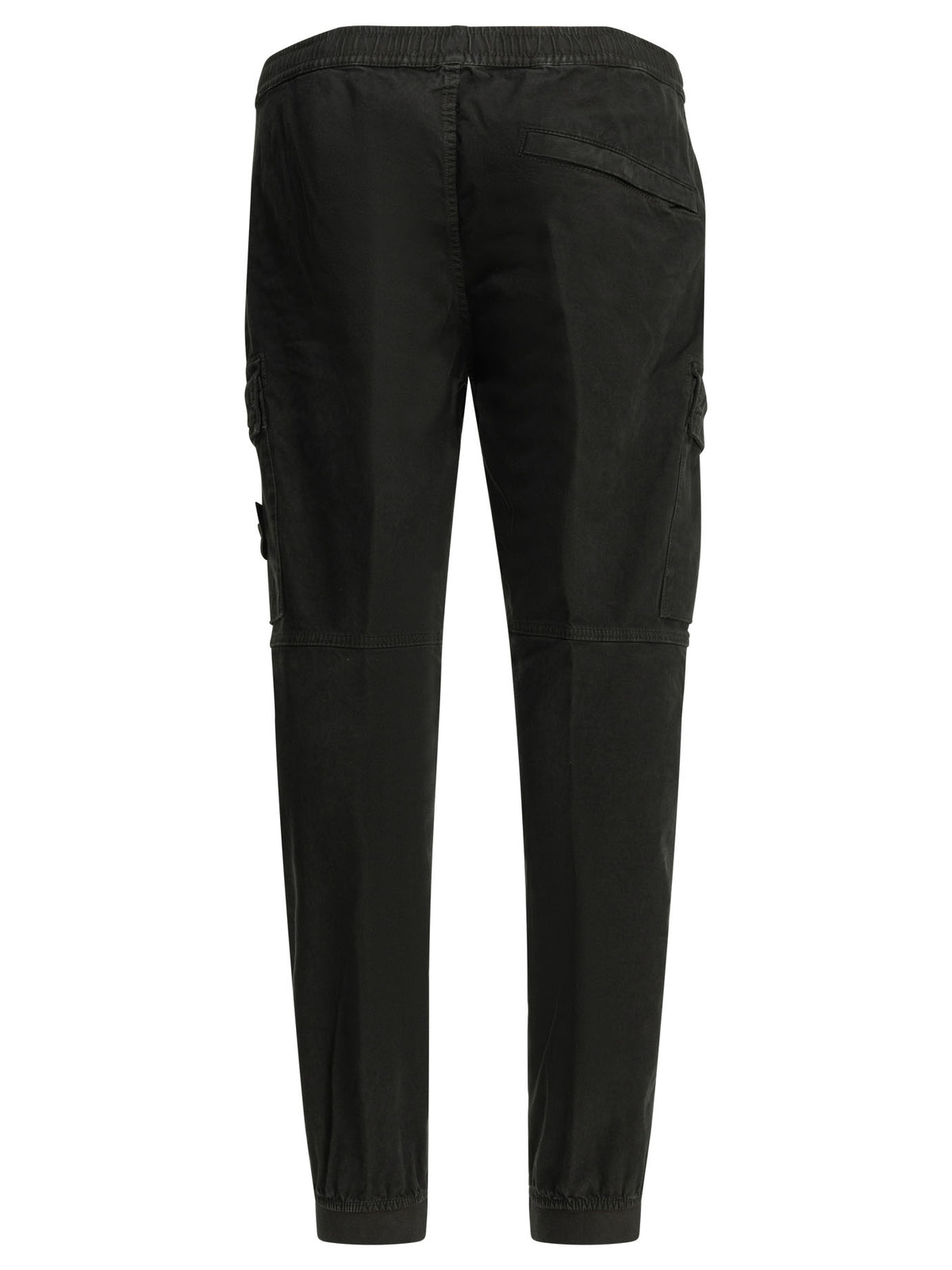 Stone Island "Stretch Organic Broken Twill" Cargo Pants - Black