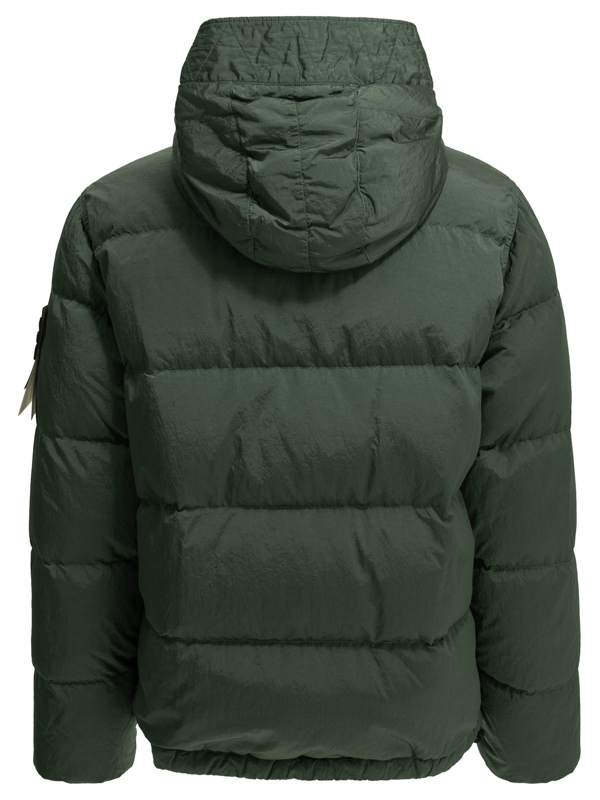 Stone Island "Nylon Metal" Short Down Jacket - Green