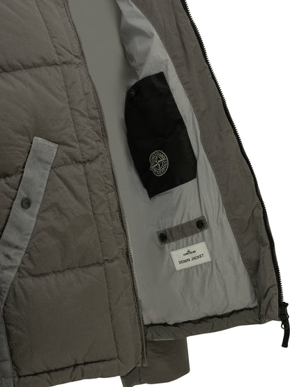 Stone Island "Nylon Metal" Short Down Jacket - Grey