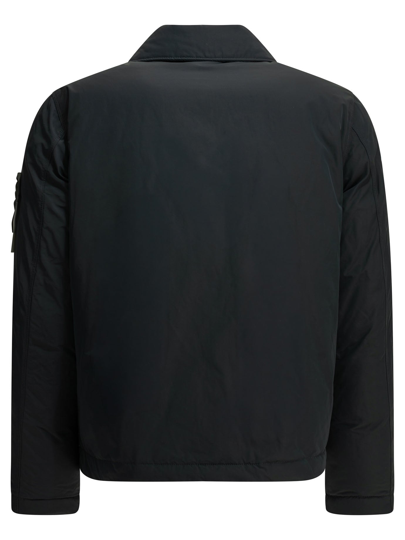 Stone Island Short coat with logo - Blue