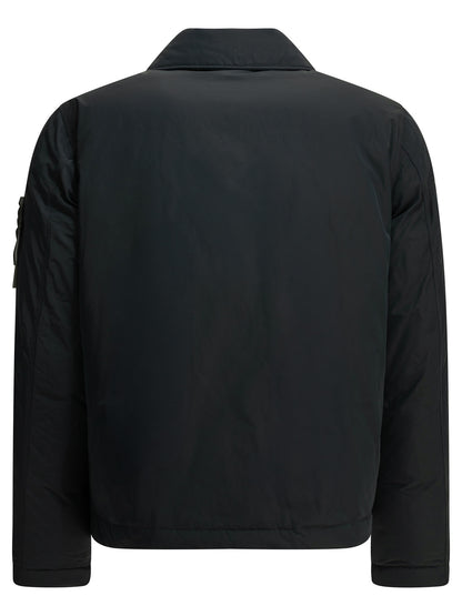 Stone Island Short coat with logo - Blue