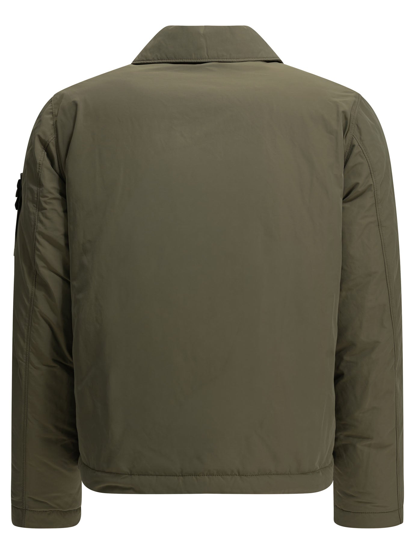 Stone Island Short coat with logo - Green