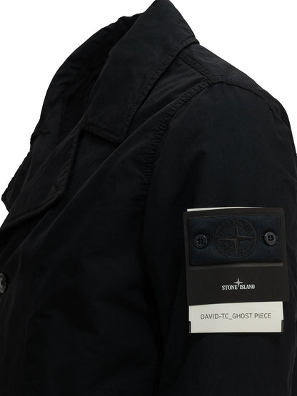 Stone Island "David-TC" Parka - Blue