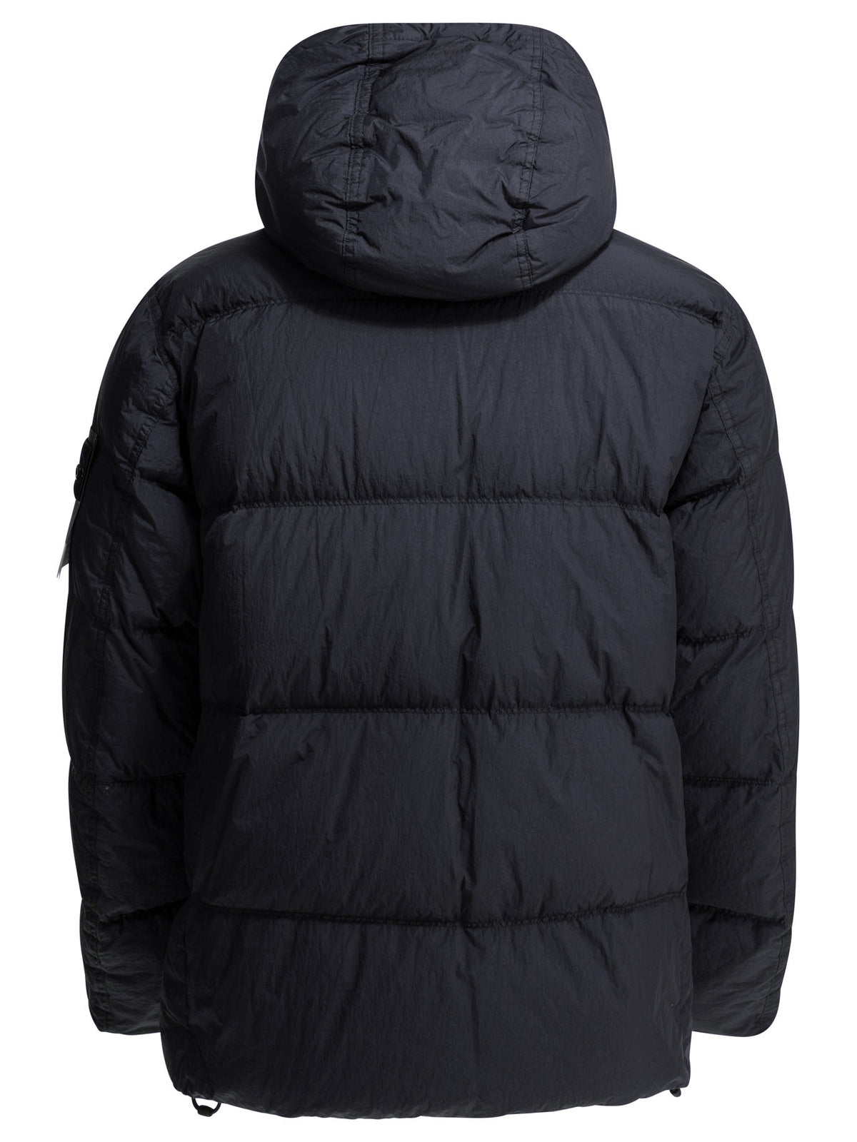 Stone Island "Crinkle Reps NY" Short Down Jacket - Blue