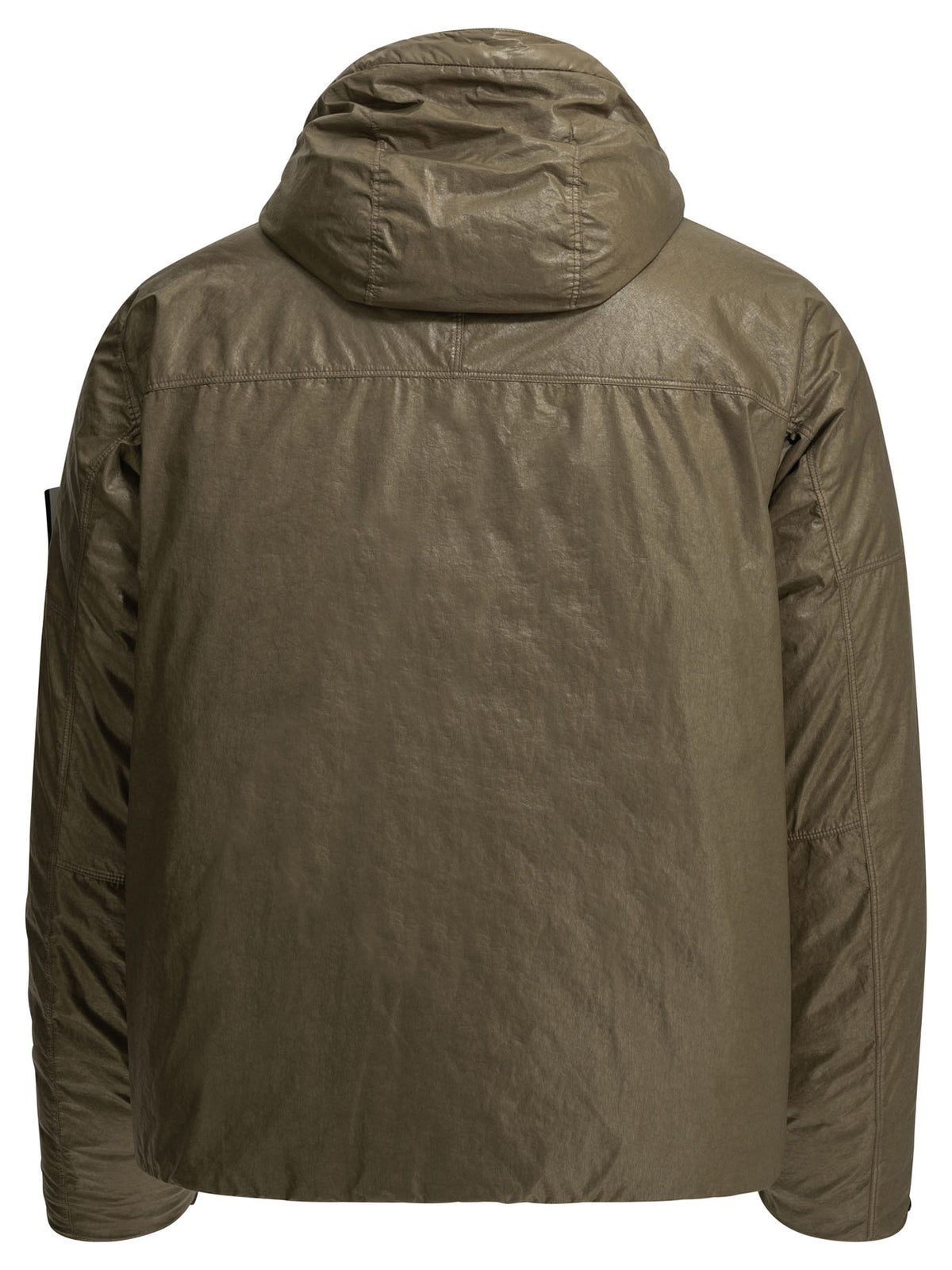 Stone Island "Light Nylon 3L-TC" Short Down Jacket - Green