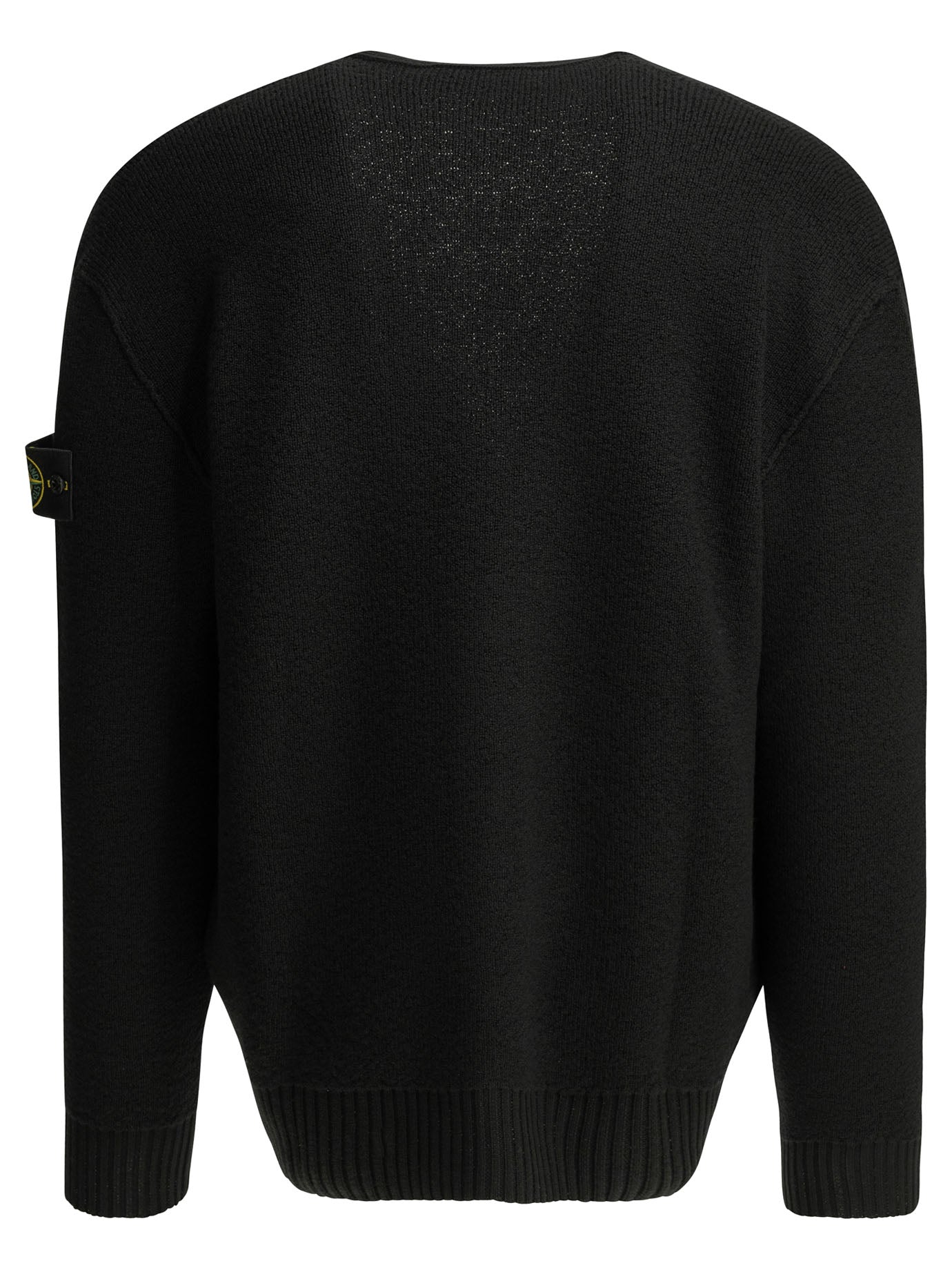 Stone Island "Pure RWS Wool" Cardigan - Black