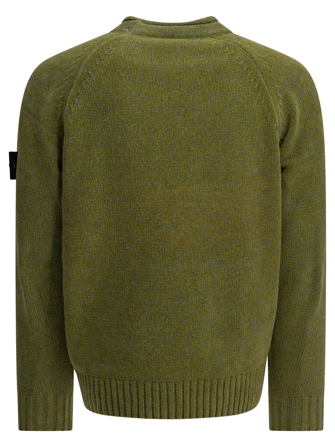 Stone Island "Mouliné" Crew-Neck Sweater - Green