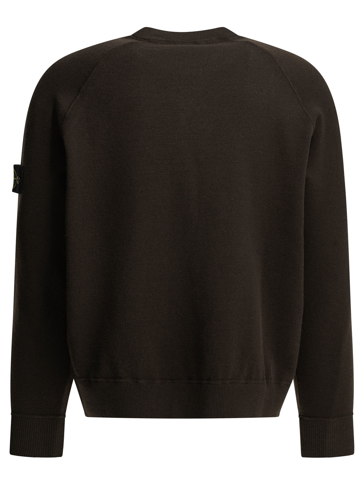 Stone Island Crew-neck sweater with logo - Brown