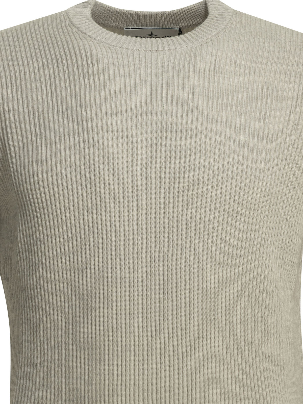 Stone Island Crew-neck sweater with logo - Grey