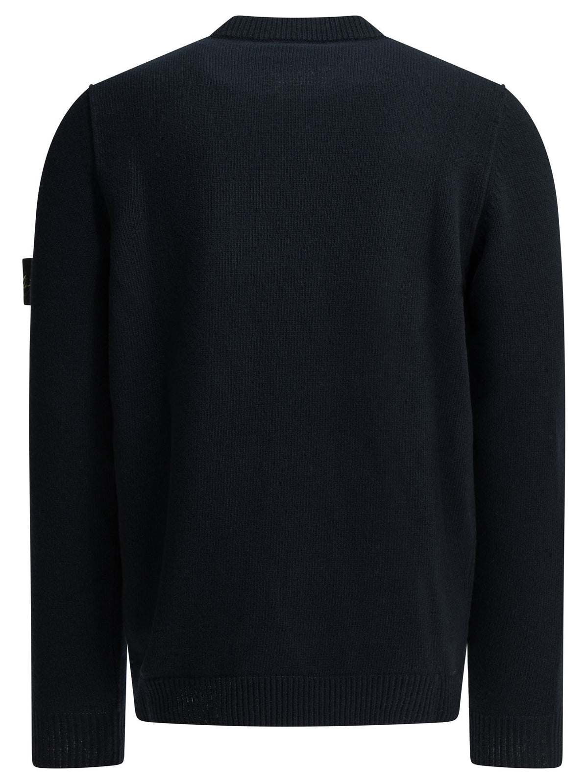 Stone Island Crew-neck sweater with logo - Blue