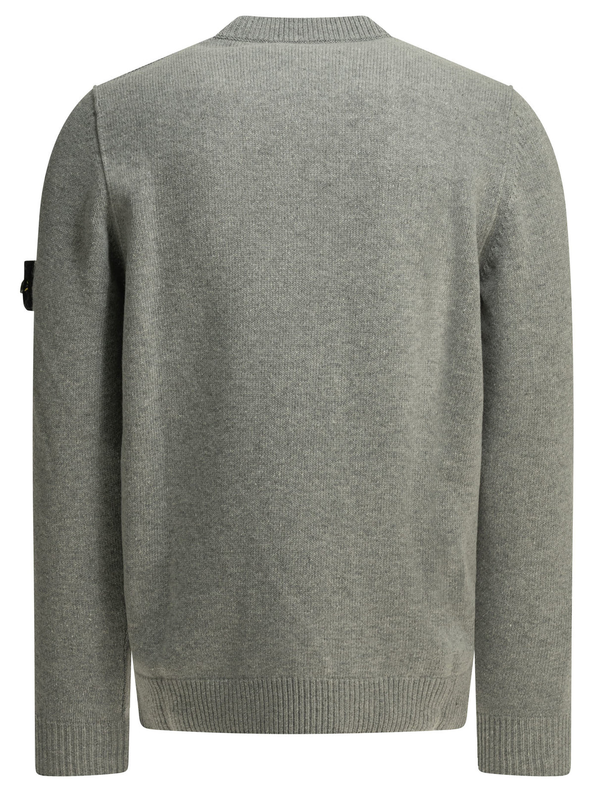 Stone Island Crew-neck sweater with logo - Grey