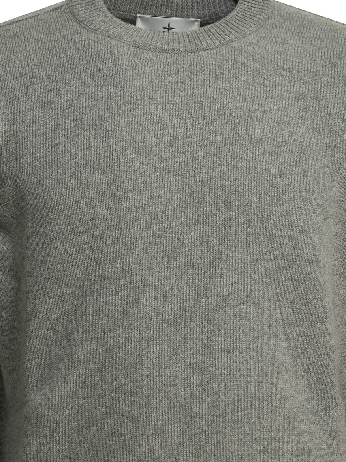Stone Island Crew-neck sweater with logo - Grey