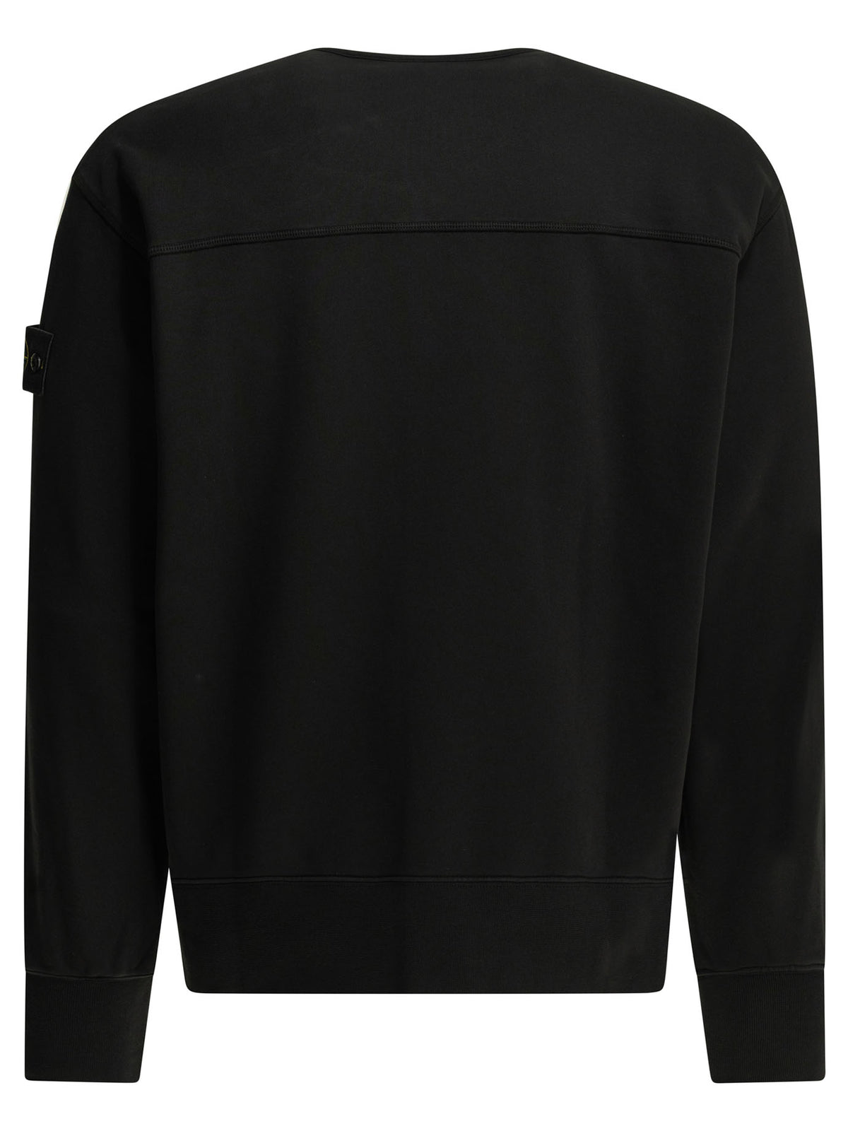 Stone Island Cardigan with logo - Black