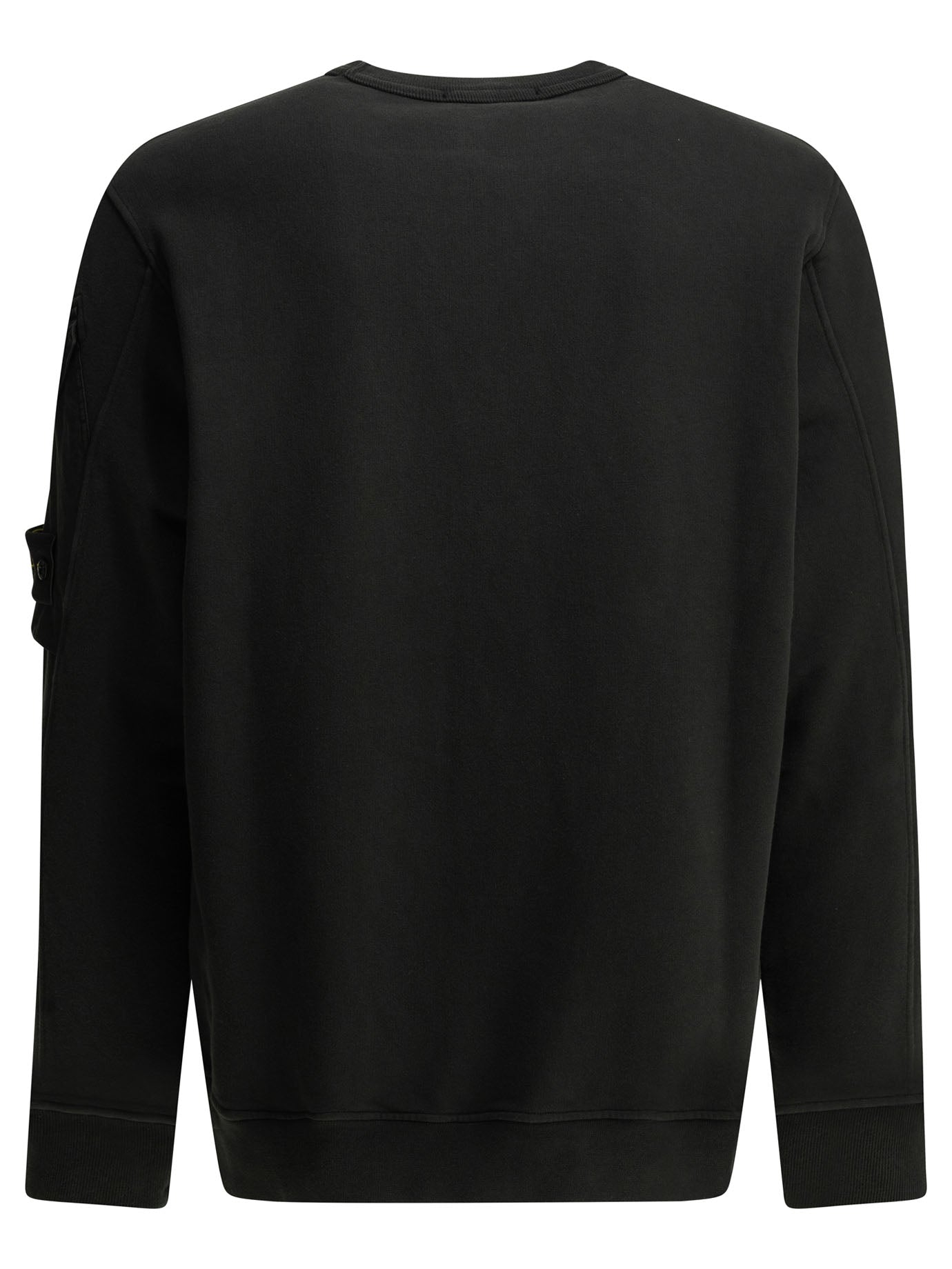 Stone Island Crewneck sweatshirt with logo - Black