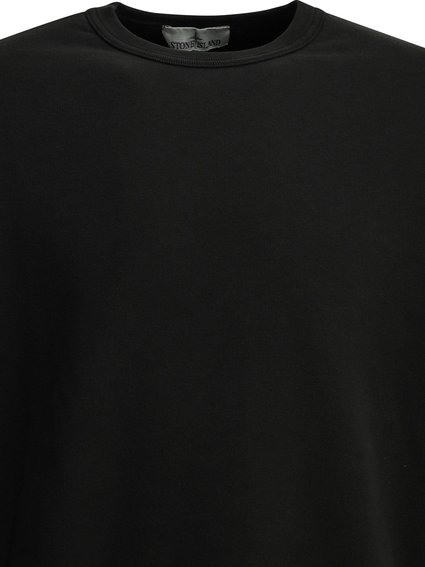 Stone Island Crewneck sweatshirt with logo - Black
