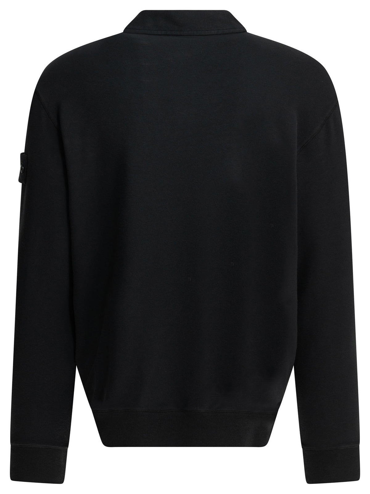 Stone Island "S.I. Ghost" Sweatshirt with polo collar - Blue