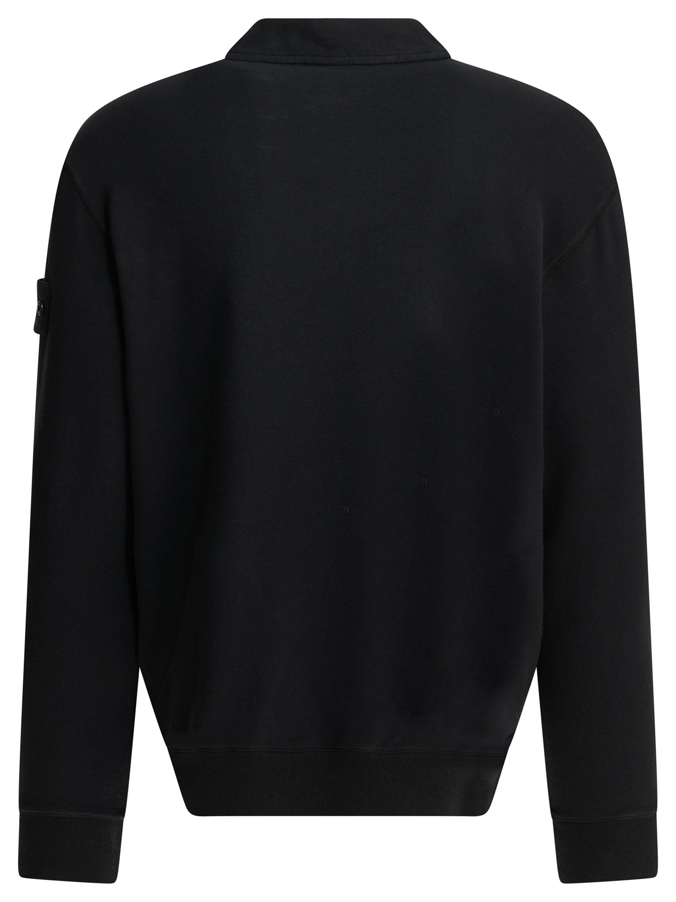 Stone Island "S.I. Ghost" Sweatshirt with polo collar - Blue