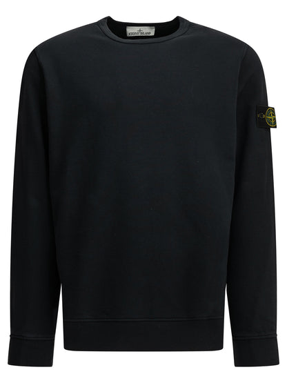 Stone Island Crewneck sweatshirt with logo - Blue