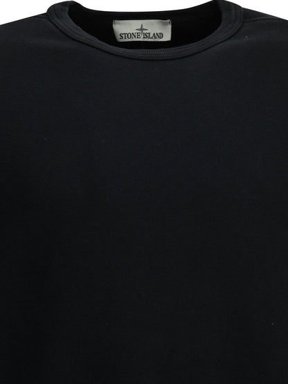 Stone Island Crewneck sweatshirt with logo - Blue