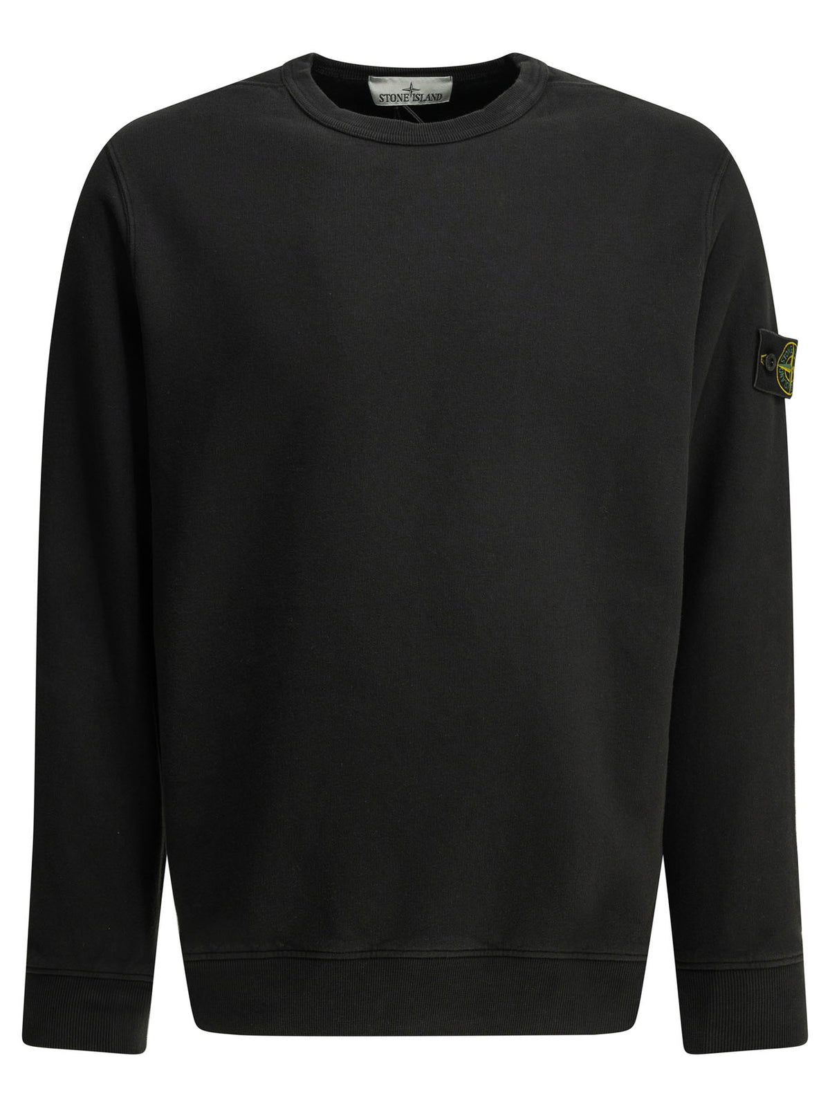 Stone Island Crewneck sweatshirt with logo - Black