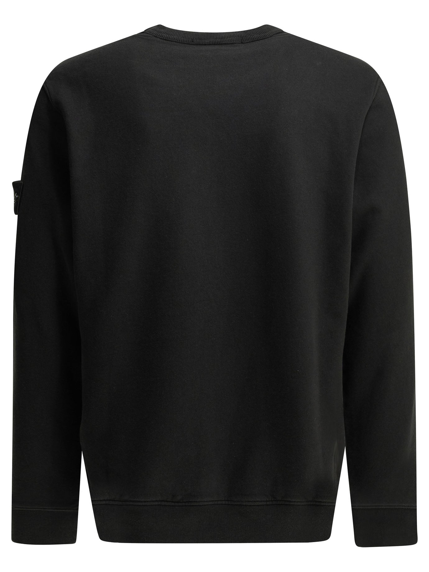 Stone Island Crewneck sweatshirt with logo - Black