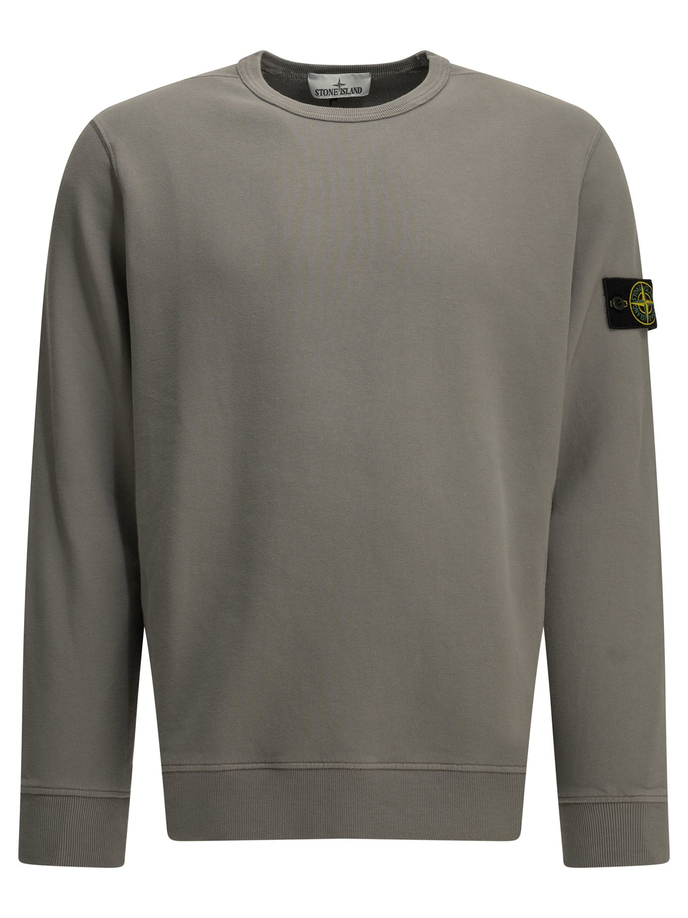 Stone Island Crewneck sweatshirt with logo - Grey