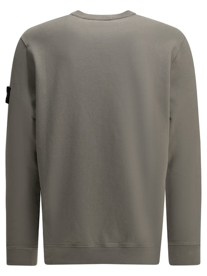 Stone Island Crewneck sweatshirt with logo - Grey