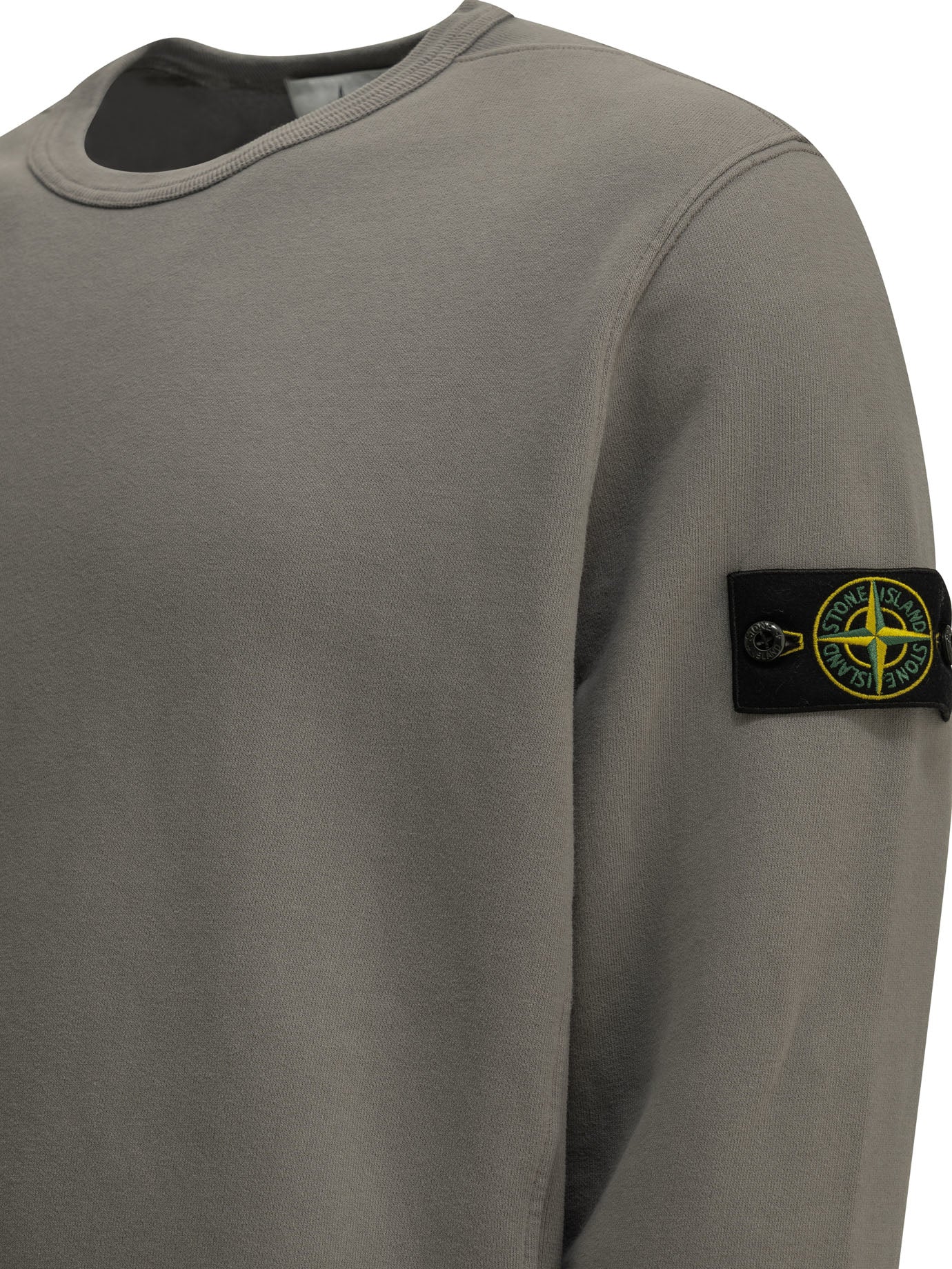 Stone Island Crewneck sweatshirt with logo - Grey