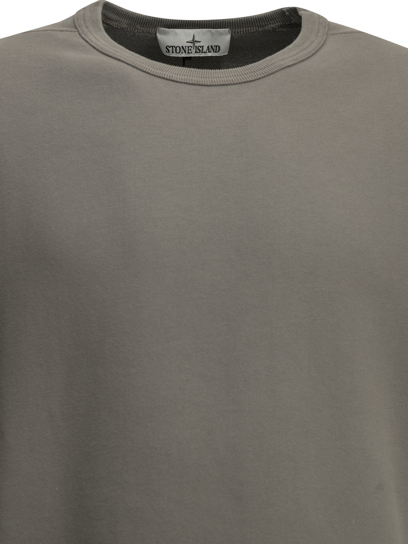 Stone Island Crewneck sweatshirt with logo - Grey