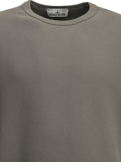 Stone Island Crewneck sweatshirt with logo - Grey