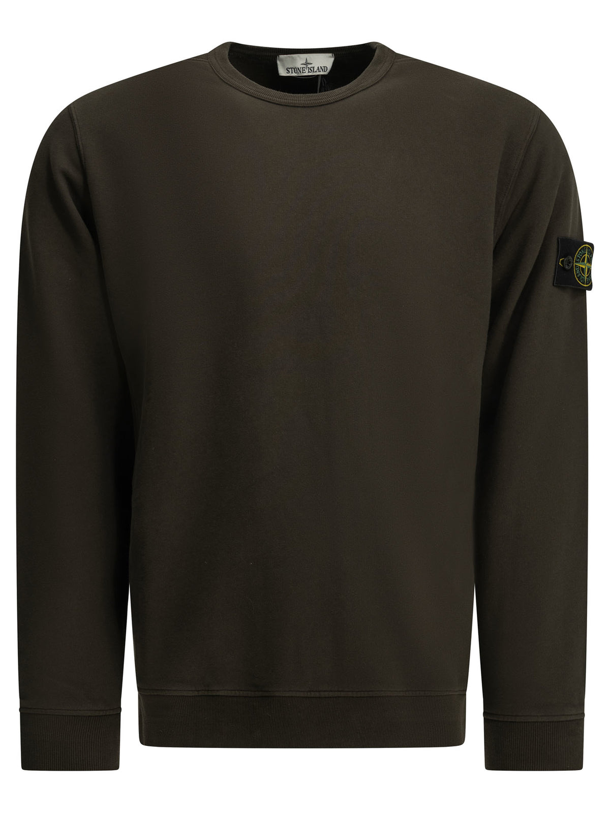 Stone Island Crewneck sweatshirt with logo - Grey