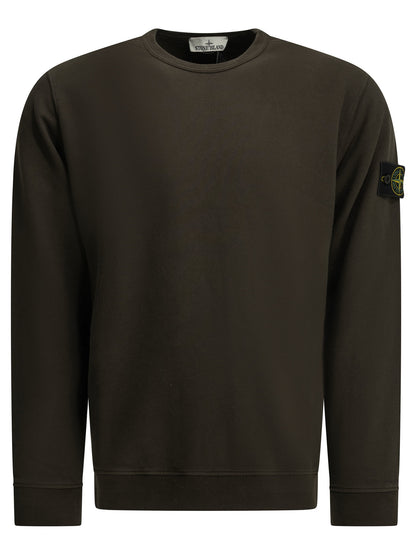 Stone Island Crewneck sweatshirt with logo - Grey