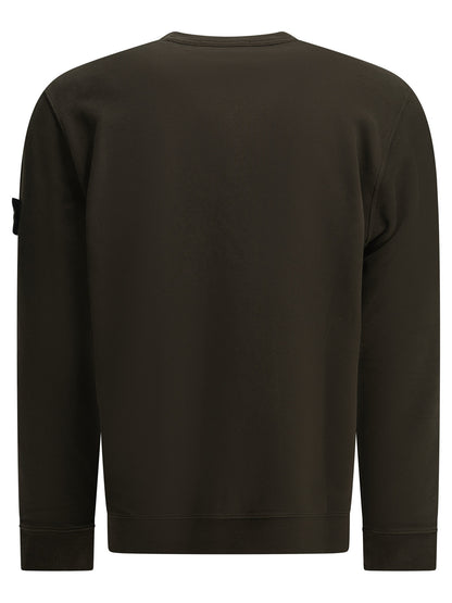 Stone Island Crewneck sweatshirt with logo - Grey